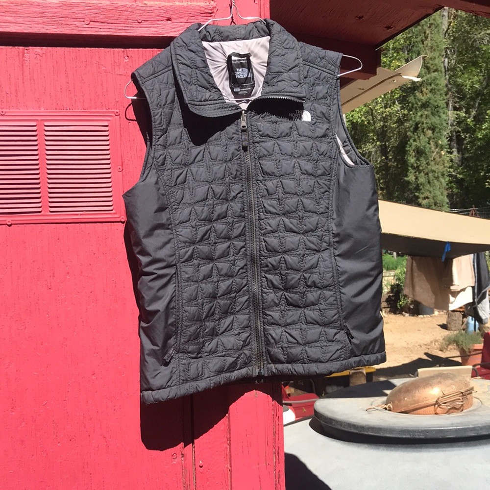 The North Face Black Quilted Vest